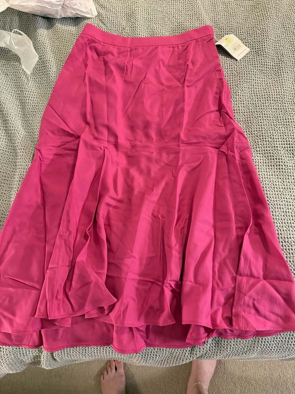 Nazeeah Bougainvillea Flared Midi Skirt